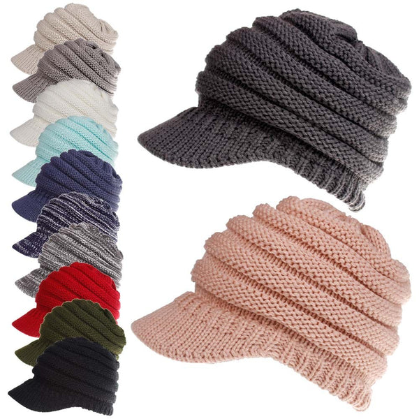 Female Soft Knitting Caps