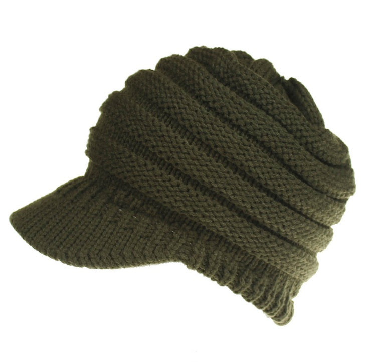 Female Soft Knitting Caps