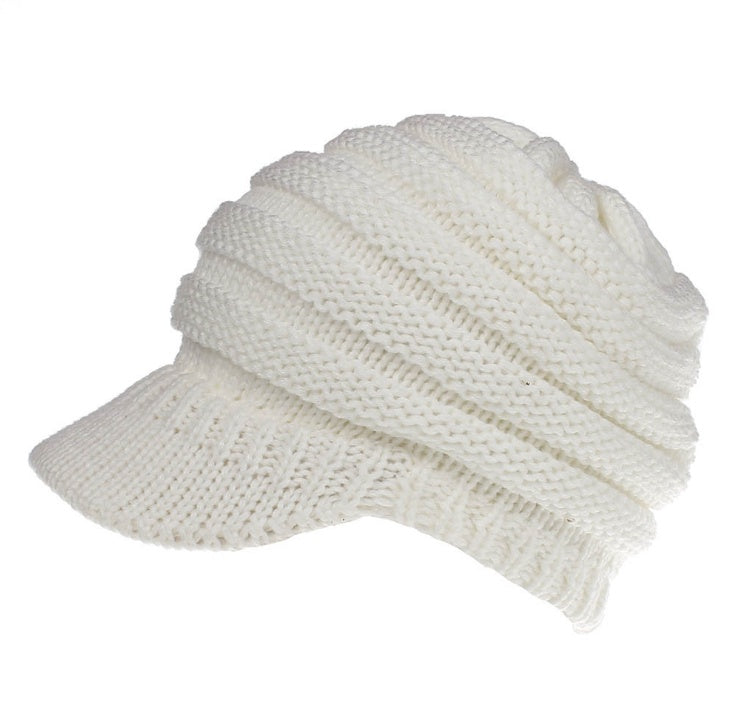 Female Soft Knitting Caps