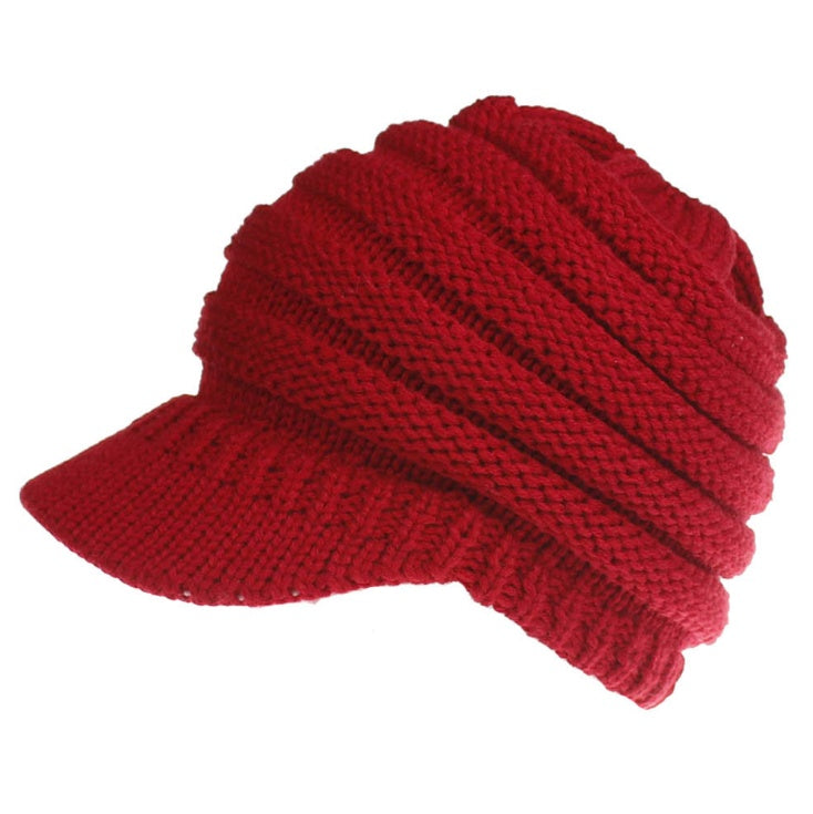 Female Soft Knitting Caps