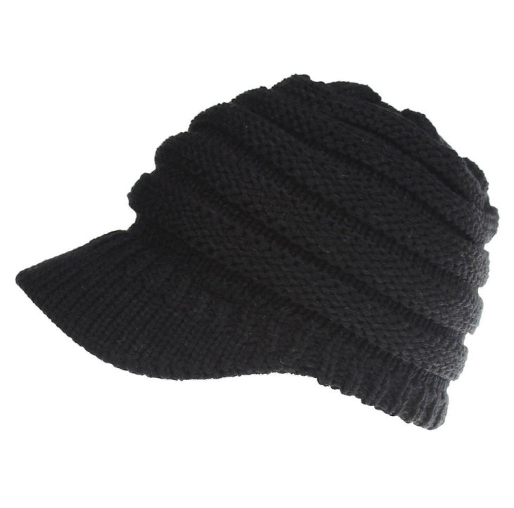 Female Soft Knitting Caps