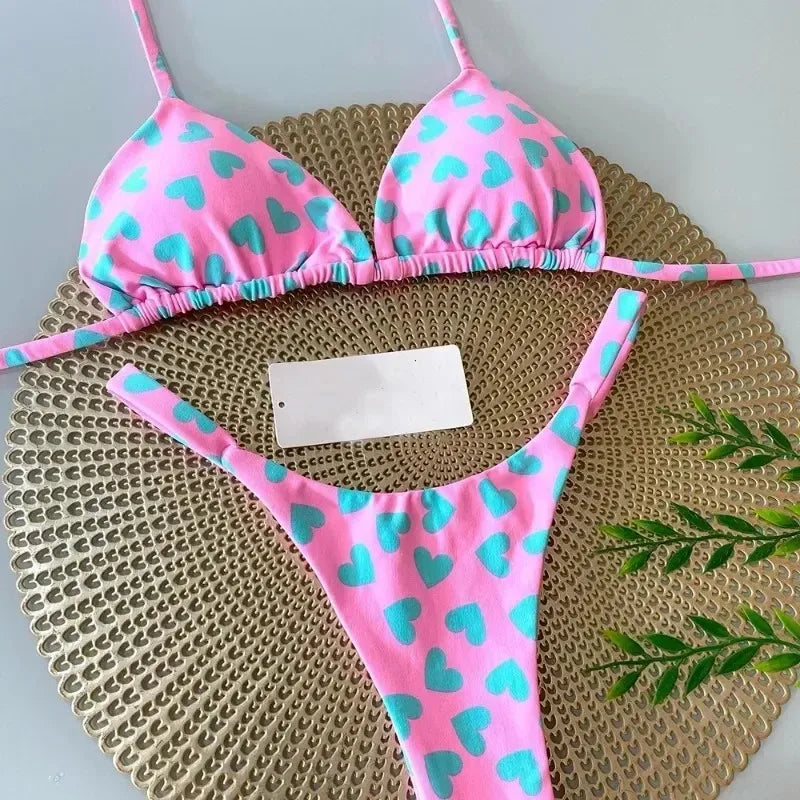 Swimwear Women Leopard Print Bikini