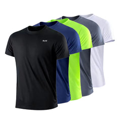 Men's Quick Dry Short Sleeve Gym Running Moisture