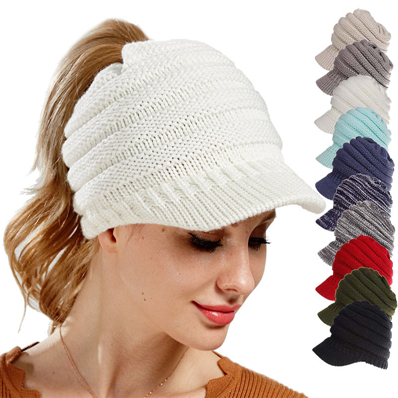 Female Soft Knitting Caps